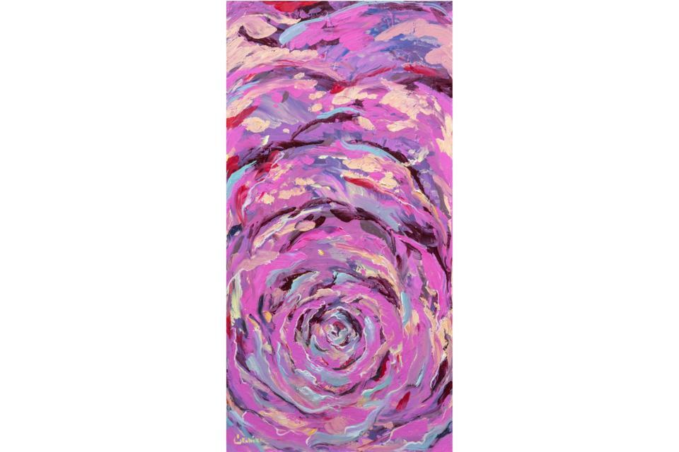 Розова магия, 40х80 см., маслени бои-платно, 900 лв., Гроника Кавафян.jpg