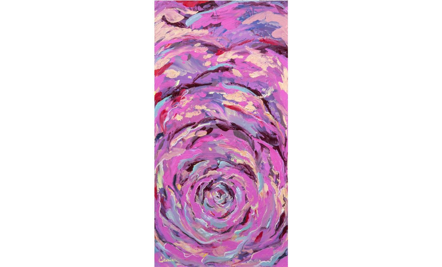 Розова магия, 40х80 см., маслени бои-платно, 900 лв., Гроника Кавафян.jpg